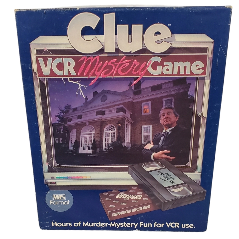 RETRO Clue VCR Mystery Game Complete